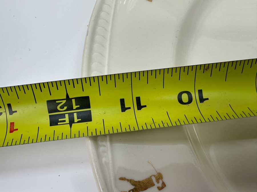 Just Added - (14) 11.75'R Dinner Plates With Golfer On Rim By Steelite International Made In England [Photo 7]