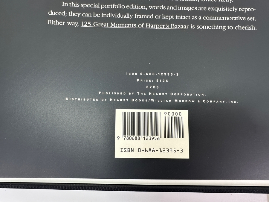 Just Added - 125 Great Moments Of Harper's Bazaar Folio Collection Of Outstanding Photographs, Illustrations & Texts From Harper's Bazaar Celebration 125th Anniversary Retails $125 [Photo 7]