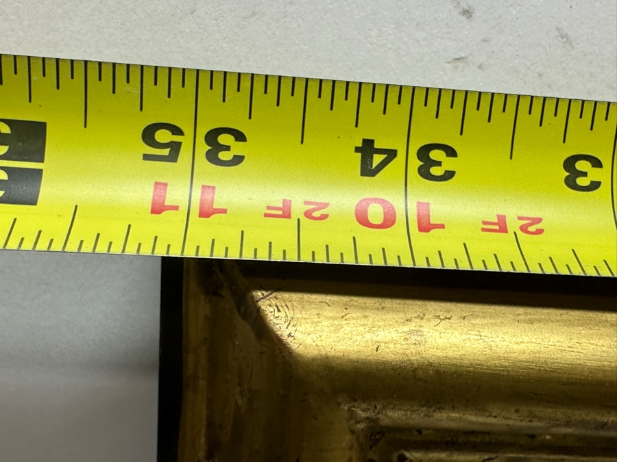 Just Added - Vintage 1969 Hand Signed Arthur Weaver Print With Hand Drawn Illustration Titled 'Play On The 6th Green: The Masters 1968' With Gary Player Observing Frank Beard 23 X 18 Framed 35 X 30.5 [Photo 13]