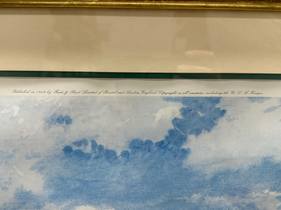 Just Added - Vintage 1968 Hand Signed Arthur Weaver Print With Hand Drawn Illustration Titled '18th Green Royal & Ancient' With Winner Gay Brewer, USA Putting 24 X 18 Framed 32.5 X 28 [Photo 10]