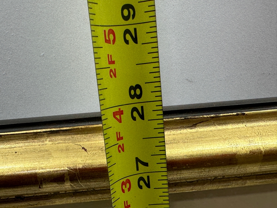 Just Added - Vintage 1969 Hand Signed Arthur Weaver Print With Hand Drawn Illustration Titled 'The Masters, 1968' With Bob Goalby Making The Final Putt To Win 24 X 18 Framed 32.5 X 28 [Photo 14]