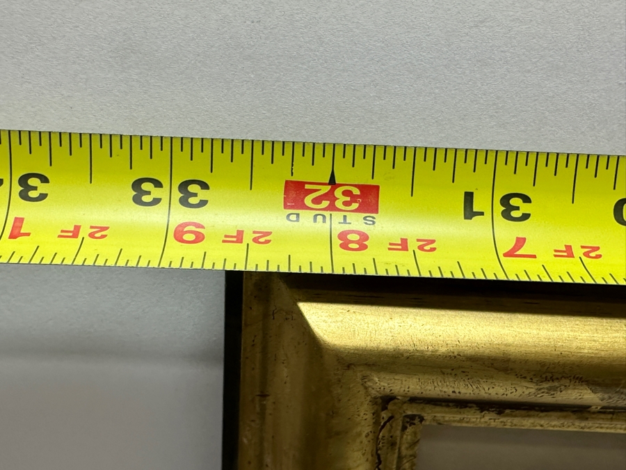 Just Added - Vintage 1969 Hand Signed Arthur Weaver Print With Hand Drawn Illustration Titled 'The Masters, 1968' With Bob Goalby Making The Final Putt To Win 24 X 18 Framed 32.5 X 28 [Photo 13]