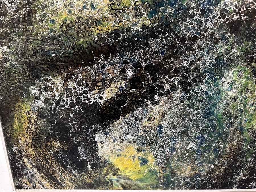 Just Added - Gerrit Greve (1948-2024, Cardiff by the Sea, CA) Original Acrylic Painting On Canvas Titled 'The Monkey People' Signed Upper Right 30' X 32.5' Estimate $975 - $1,219 [Photo 9]