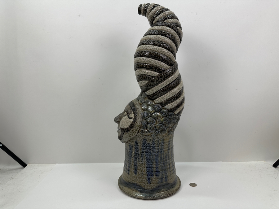 Just Added - John Raggio Original Large Sculptural Art Pottery Figure From Gerrit Greve's Personal Collection 24.5'H [Photo 10]
