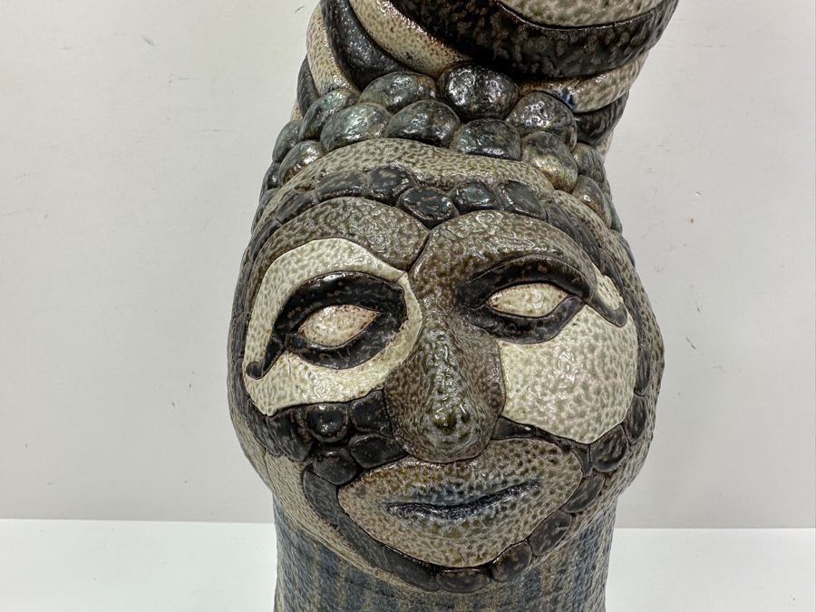 Just Added - John Raggio Original Large Sculptural Art Pottery Figure From Gerrit Greve's Personal Collection 24.5'H [Photo 4]