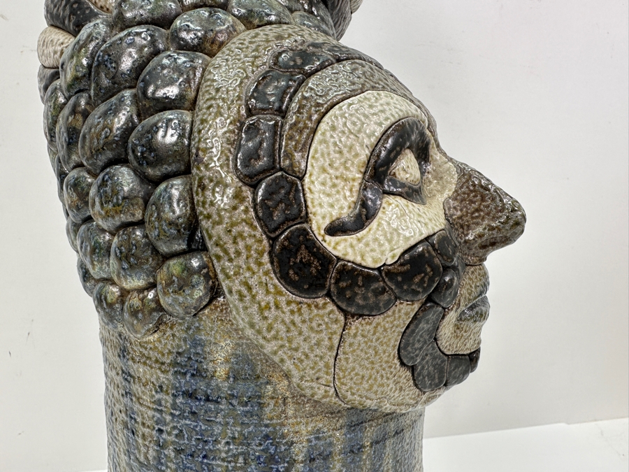 Just Added - John Raggio Original Large Sculptural Art Pottery Figure From Gerrit Greve's Personal Collection 24.5'H [Photo 8]