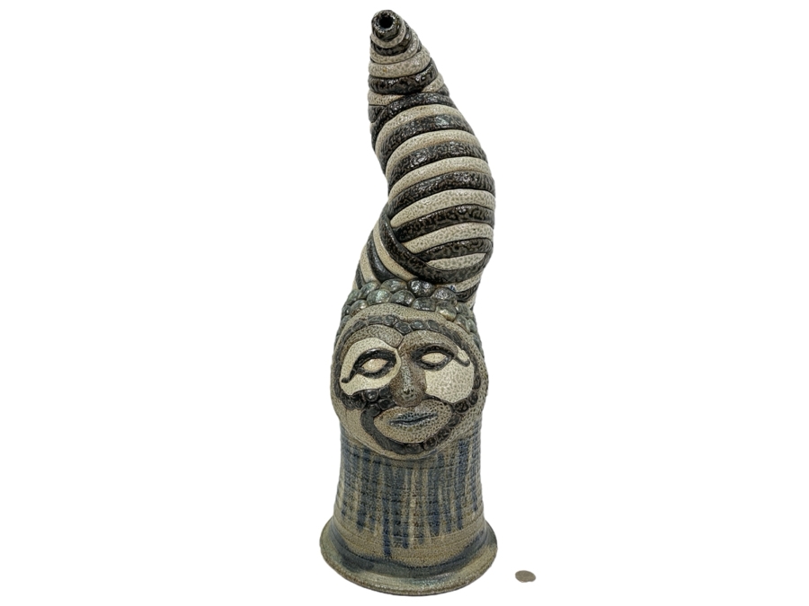 Just Added - John Raggio Original Large Sculptural Art Pottery Figure From Gerrit Greve's Personal Collection 24.5'H