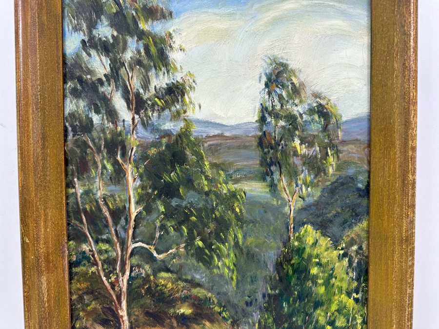 Just Added - Olivia Chandler Walker Original Plein Air Oil Painting On Board 11.5W X 19.5H Framed 14 X 22.5 [Photo 6]