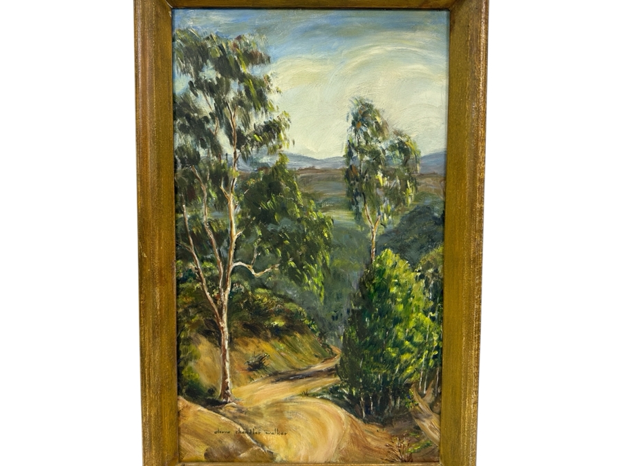 Just Added - Olivia Chandler Walker Original Plein Air Oil Painting On Board 11.5W X 19.5H Framed 14 X 22.5 [Photo 1]