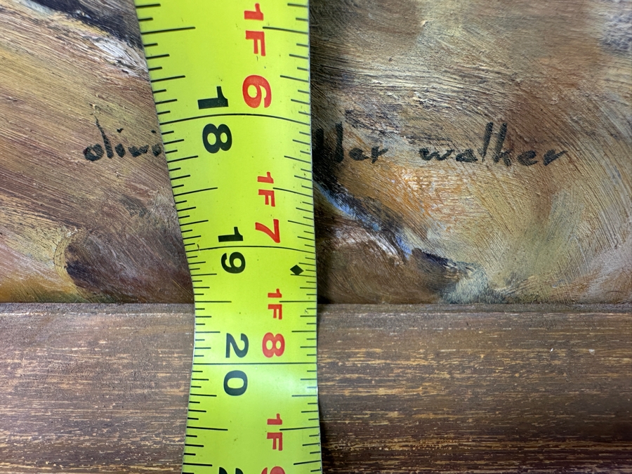 Just Added - Olivia Chandler Walker Original Plein Air Oil Painting On Board 11.5W X 19.5H Framed 14 X 22.5 [Photo 9]