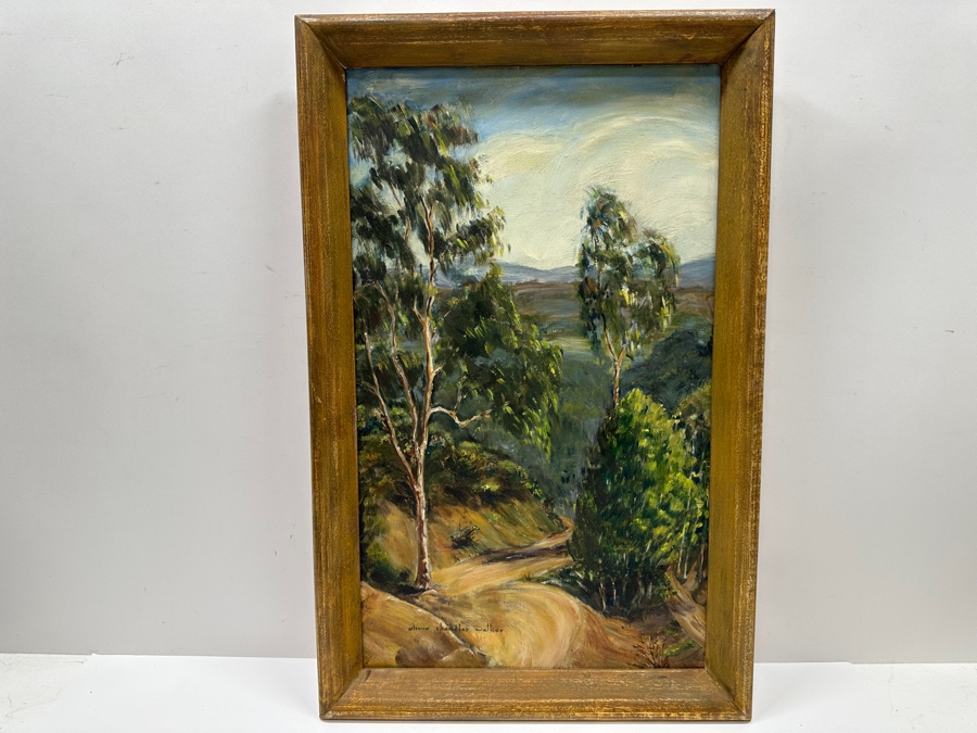 Just Added - Olivia Chandler Walker Original Plein Air Oil Painting On Board 11.5W X 19.5H Framed 14 X 22.5 [Photo 2]