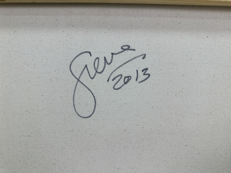 Just Added - Gerrit Greve (1948-2024, Cardiff by the Sea, CA) Pair Of Original Acrylic Painting On Canvas Crowns Signed Verso 16' X 20' Estimate $640 - $800 [Photo 8]