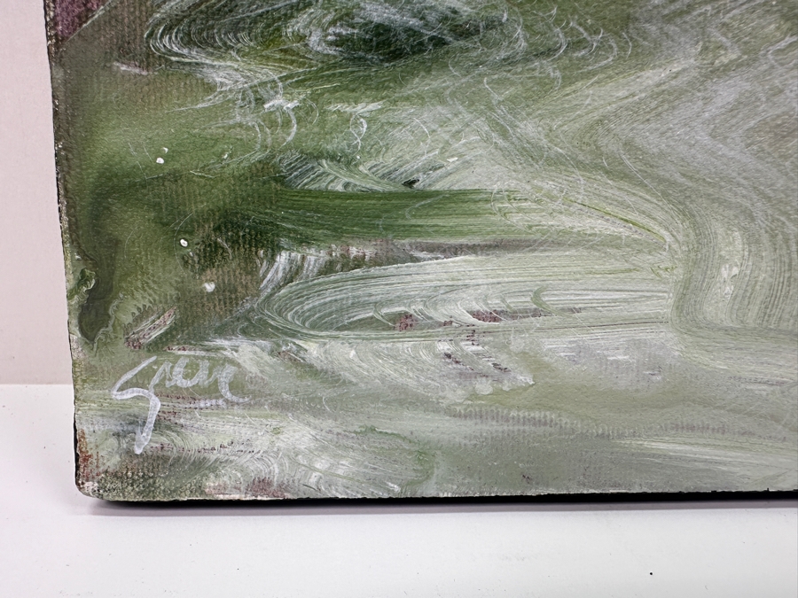 Just Added - Gerrit Greve (1948-2024, Cardiff by the Sea, CA) Original Acrylic Painting On Canvas Titled 'Ocean Study #20' 2020 Signed Lower Left And Verso 20' X 16' Estimate $320 - $400 [Photo 4]