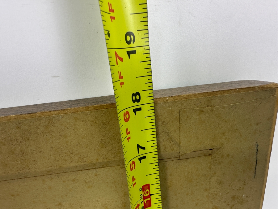 Just Added - Gerrit Greve (1948-2024, Cardiff by the Sea, CA) Original Acrylic Painting On Canvas Titled 'Elegy #33' 1994 Signed Lower Left And Verso 14' X 11' Framed 21 X 18 Estimate $154 - $193 [Photo 14]