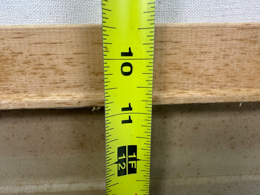 Just Added - Gerrit Greve (1948-2024, Cardiff by the Sea, CA) Original Acrylic Painting On Canvas Titled 'Elegy #33' 1994 Signed Lower Left And Verso 14' X 11' Framed 21 X 18 Estimate $154 - $193 [Photo 12]