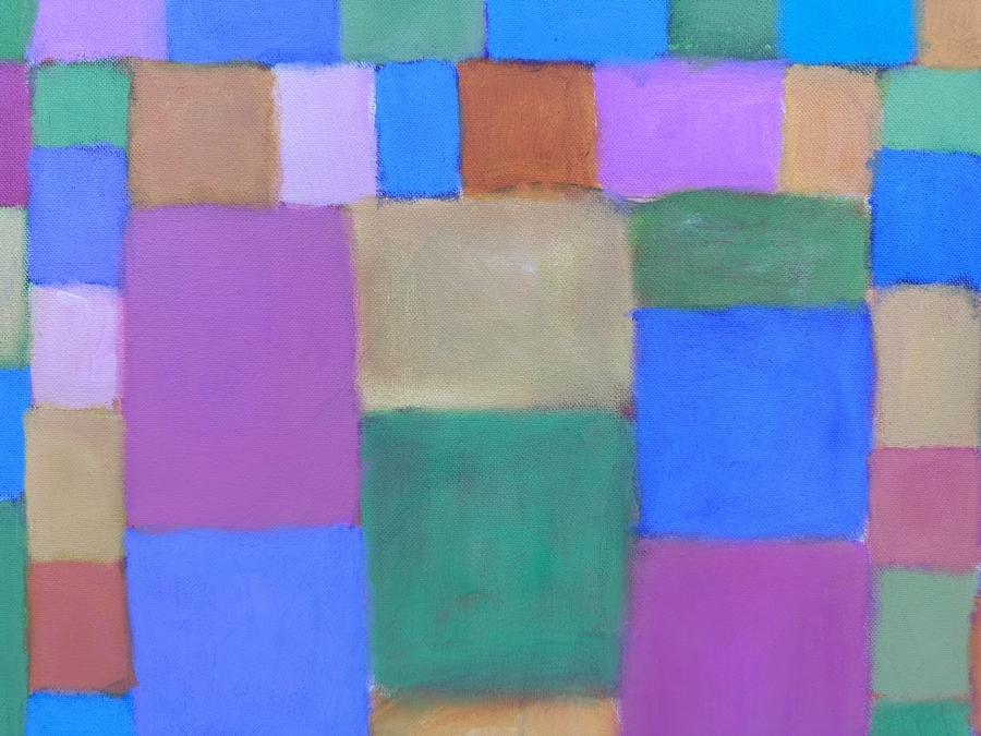 Gerrit Greve (1948-2024, Cardiff by the Sea, CA) Original Acrylic Painting On Canvas Titled '#283' 2003 Signed Verso 16' X 20' Estimate $320 - $400 [Photo 2]