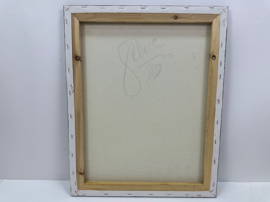 Gerrit Greve (1948-2024, Cardiff by the Sea, CA) Original Acrylic Painting On Canvas Titled 'Abstract Color Field In Manner Of Mark Rothko' 2020 Signed Verso 16' X 20' Estimate $320 - $400 [Photo 4]