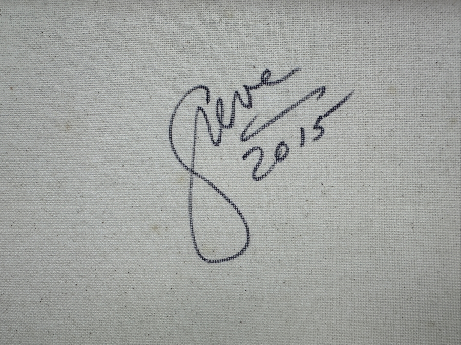 Gerrit Greve (1948-2024, Cardiff by the Sea, CA) Original Acrylic Painting On Canvas 2015 Signed Verso 20' X 16' Estimate $320 - $400 [Photo 5]