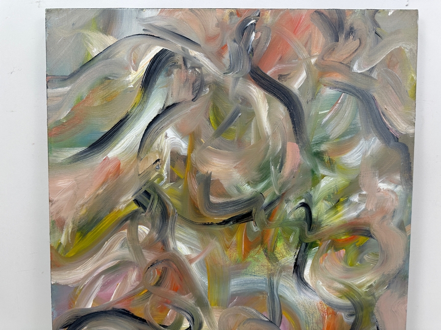 Gerrit Greve (1948-2024, Cardiff by the Sea, CA) Original Acrylic Painting On Canvas Titled 'Body Curves' 2016 Signed Lower Right And Verso 18' X 24' Estimate $432 - $540 [Photo 2]