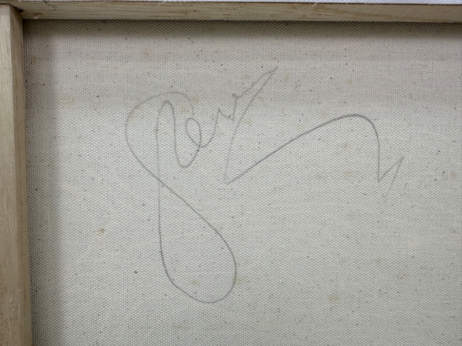 Gerrit Greve (1948-2024, Cardiff by the Sea, CA) Original Acrylic Painting On Canvas Signed Verso 24' X 18' Estimate $432 - $540 [Photo 5]