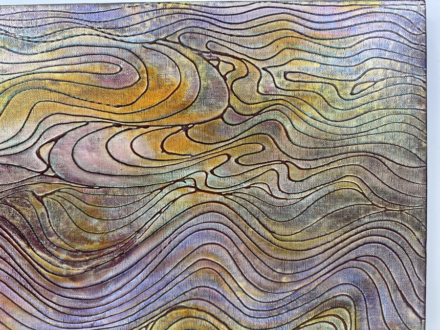 Gerrit Greve (1948-2024, Cardiff by the Sea, CA) Original Acrylic Painting On Canvas Signed Verso 24' X 18' Estimate $432 - $540 [Photo 3]