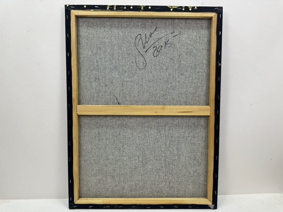 Gerrit Greve (1948-2024, Cardiff by the Sea, CA) Original Acrylic Painting On Canvas 2015 Signed Verso 18' X 24' Estimate $432 - $540 [Photo 4]