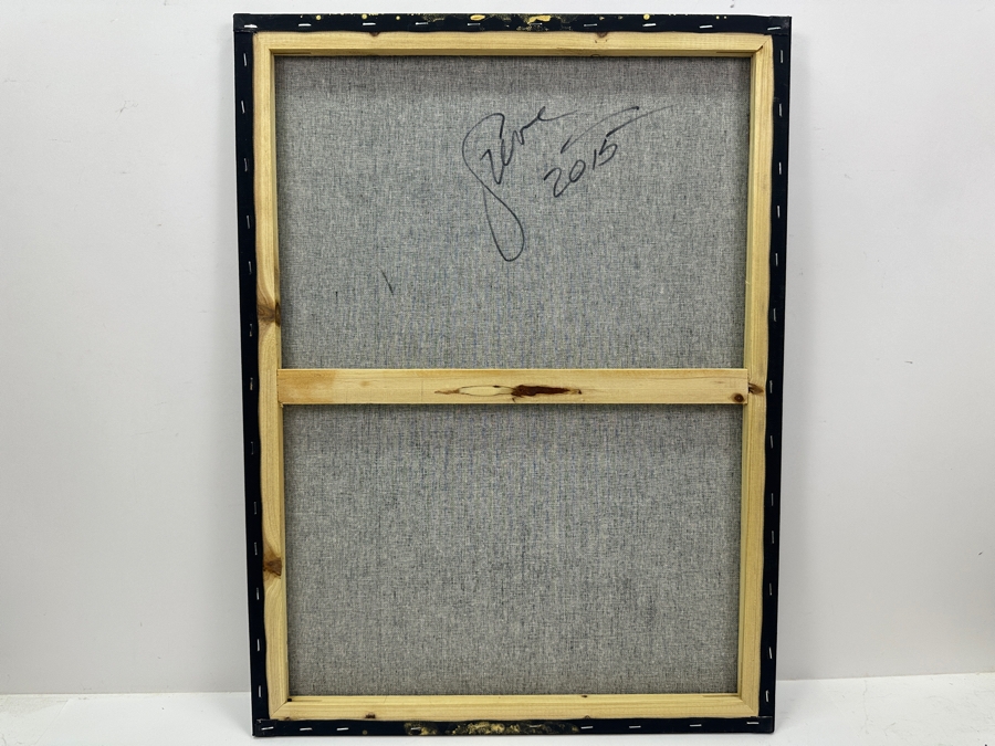 Gerrit Greve (1948-2024, Cardiff by the Sea, CA) Original Acrylic Painting On Canvas 2015 Signed Verso 18' X 24' Estimate $432 - $540 [Photo 4]