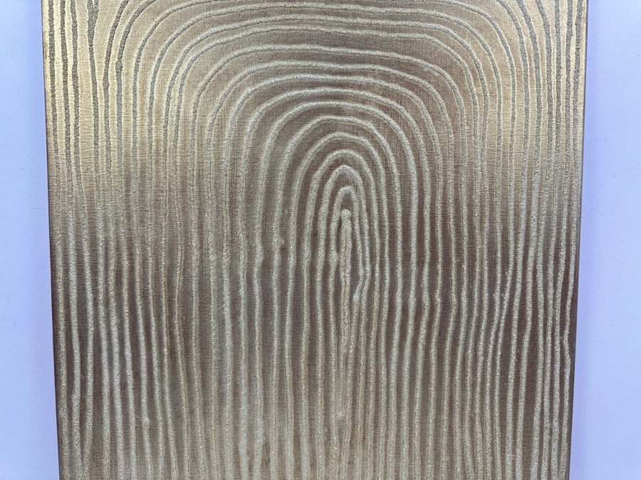 Gerrit Greve (1948-2024, Cardiff by the Sea, CA) Original Acrylic Sand Painting On Canvas Titled 'Dreaming Gateway' 2006 Signed Verso 18' X 24' Estimate $432 - $540 [Photo 2]