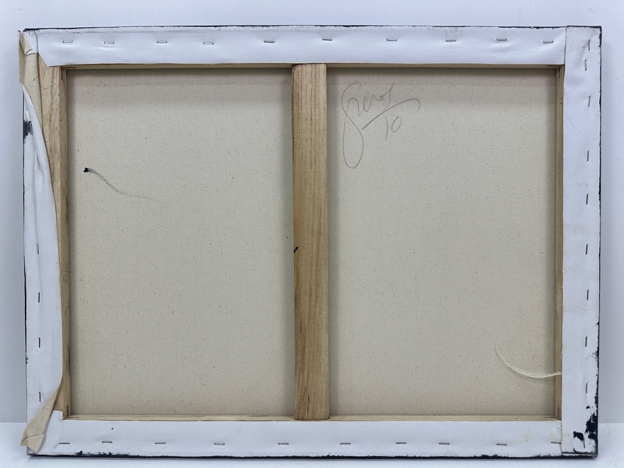 Gerrit Greve (1948-2024, Cardiff by the Sea, CA) Original Acrylic Painting On Canvas 2010 Signed Verso 24' X 18' Estimate $432 - $540 [Photo 4]