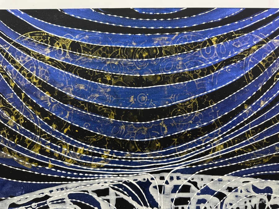 Gerrit Greve (1948-2024, Cardiff by the Sea, CA) Original Acrylic Painting On Canvas 2010 Signed Verso 24' X 18' Estimate $432 - $540 [Photo 3]