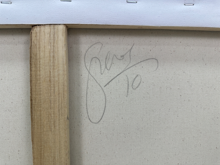 Gerrit Greve (1948-2024, Cardiff by the Sea, CA) Original Acrylic Painting On Canvas 2010 Signed Verso 24' X 18' Estimate $432 - $540 [Photo 5]