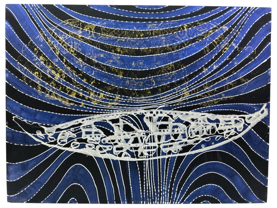 Gerrit Greve (1948-2024, Cardiff by the Sea, CA) Original Acrylic Painting On Canvas 2010 Signed Verso 24' X 18' Estimate $432 - $540