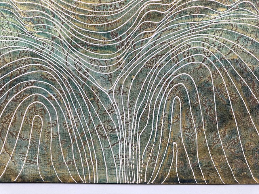 Gerrit Greve (1948-2024, Cardiff by the Sea, CA) Original Acrylic Painting On Canvas Unsigned 24' X 18' Estimate $432 - $540 [Photo 4]