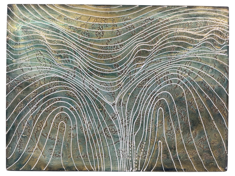 Gerrit Greve (1948-2024, Cardiff by the Sea, CA) Original Acrylic Painting On Canvas Unsigned 24' X 18' Estimate $432 - $540
