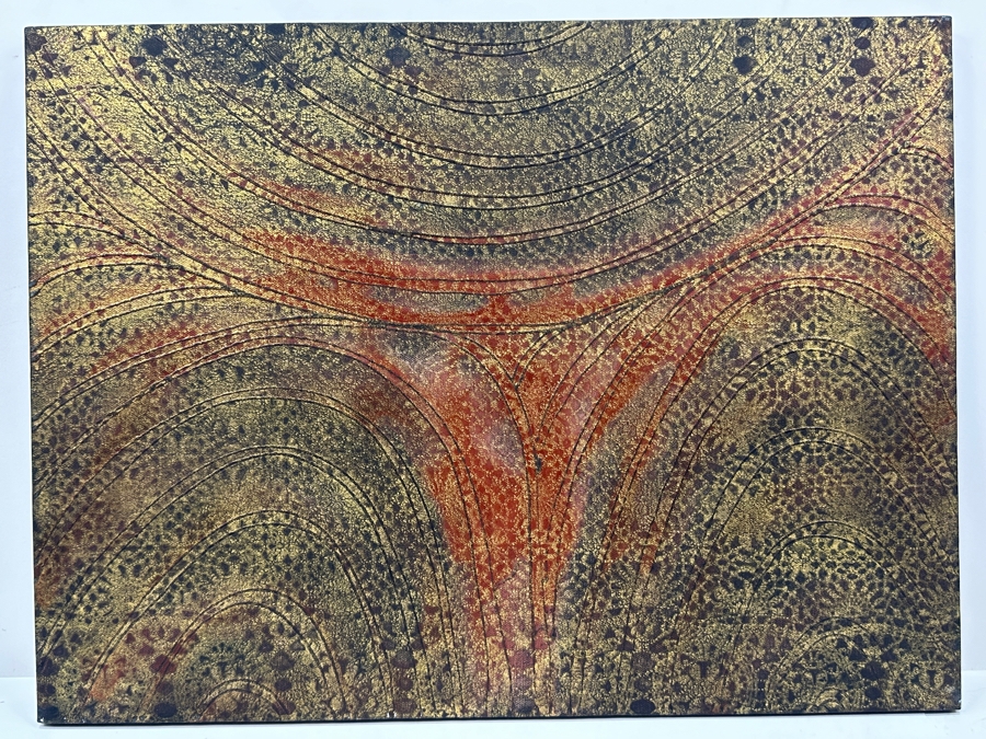 Gerrit Greve (1948-2024, Cardiff by the Sea, CA) Original Acrylic Painting On Canvas Unsigned 24' X 18' Estimate $432 - $540 [Photo 2]