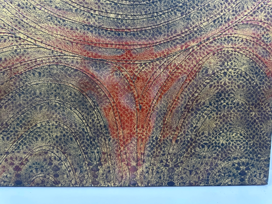 Gerrit Greve (1948-2024, Cardiff by the Sea, CA) Original Acrylic Painting On Canvas Unsigned 24' X 18' Estimate $432 - $540 [Photo 3]