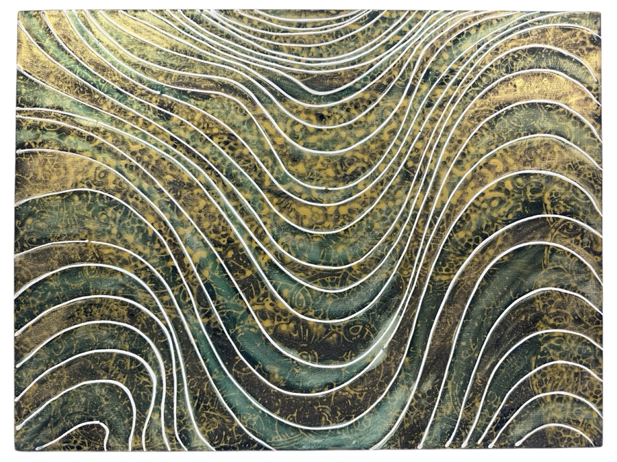 Gerrit Greve (1948-2024, Cardiff by the Sea, CA) Original Acrylic Painting On Canvas Unsigned 24' X 18' Estimate $432 - $540