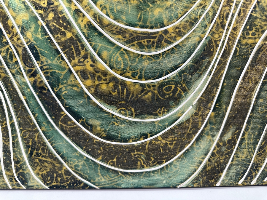 Gerrit Greve (1948-2024, Cardiff by the Sea, CA) Original Acrylic Painting On Canvas Unsigned 24' X 18' Estimate $432 - $540 [Photo 3]