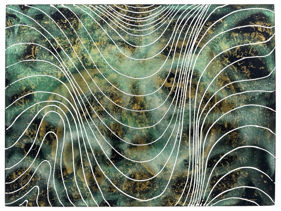 Gerrit Greve (1948-2024, Cardiff by the Sea, CA) Original Acrylic Painting On Canvas Unsigned 24' X 18' Estimate $432 - $540