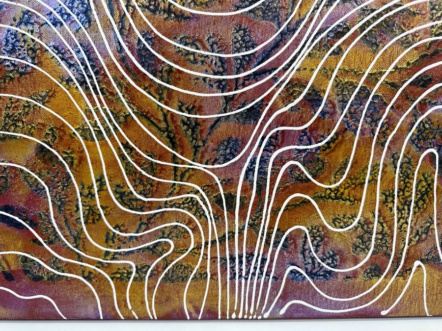 Gerrit Greve (1948-2024, Cardiff by the Sea, CA) Original Acrylic Painting On Canvas Unsigned 24' X 18' Estimate $432 - $540 [Photo 3]