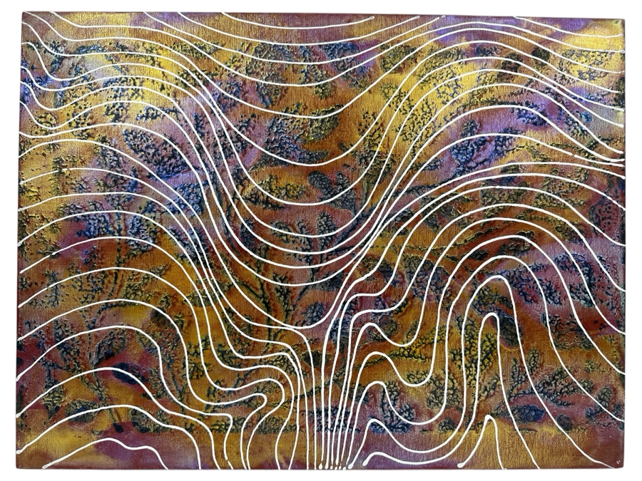 Gerrit Greve (1948-2024, Cardiff by the Sea, CA) Original Acrylic Painting On Canvas Unsigned 24' X 18' Estimate $432 - $540