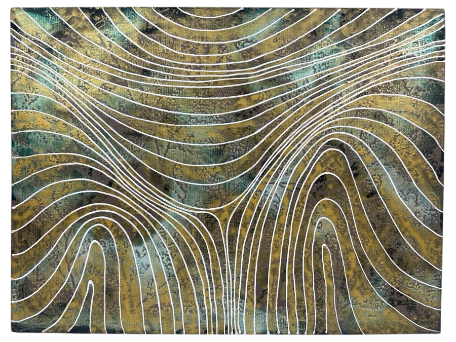 Gerrit Greve (1948-2024, Cardiff by the Sea, CA) Original Acrylic Painting On Canvas Unsigned 24' X 18' Estimate $432 - $540