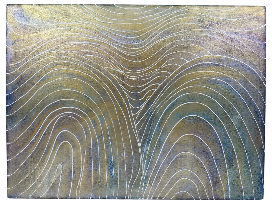 Gerrit Greve (1948-2024, Cardiff by the Sea, CA) Original Acrylic Painting On Canvas Unsigned 24' X 18' Estimate $432 - $540