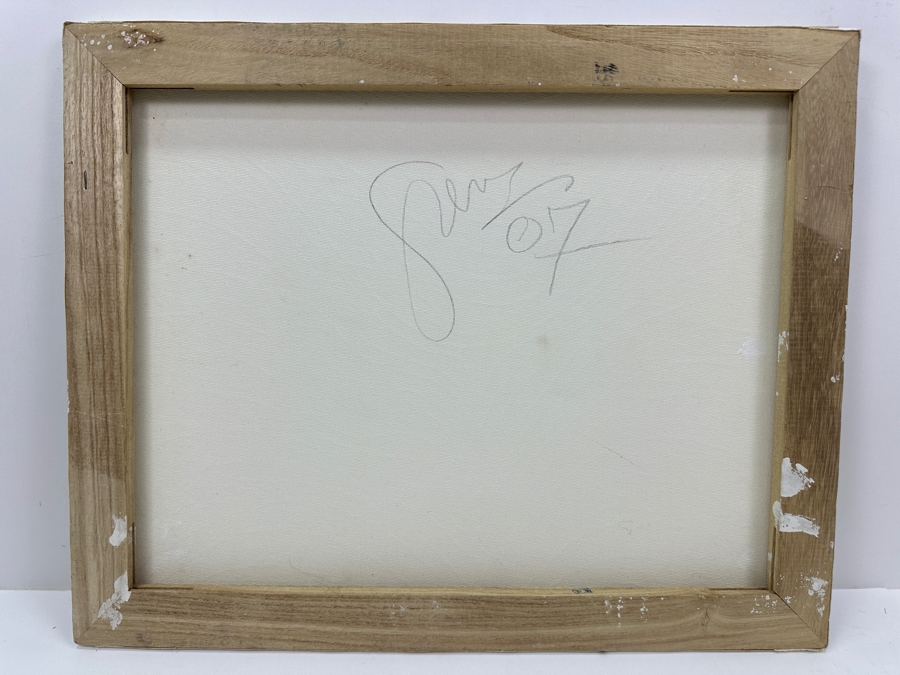 Gerrit Greve (1948-2024, Cardiff by the Sea, CA) Original Acrylic Painting On Canvas 2007 Signed Verso 20' X 16' Estimate $320 - $400 [Photo 3]