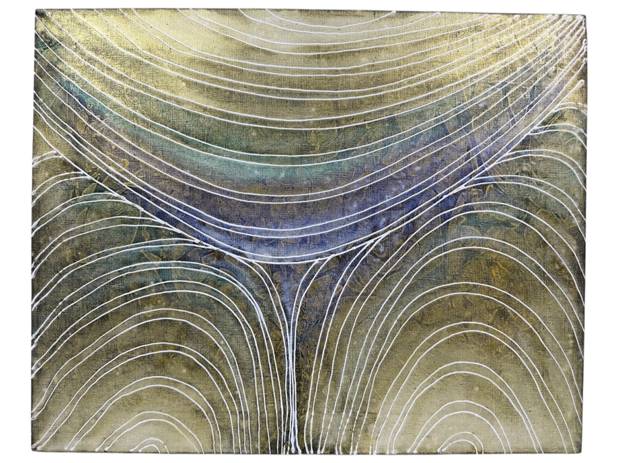 Gerrit Greve (1948-2024, Cardiff by the Sea, CA) Original Acrylic Painting On Canvas Unsigned 20' X 16' Estimate $320 - $400
