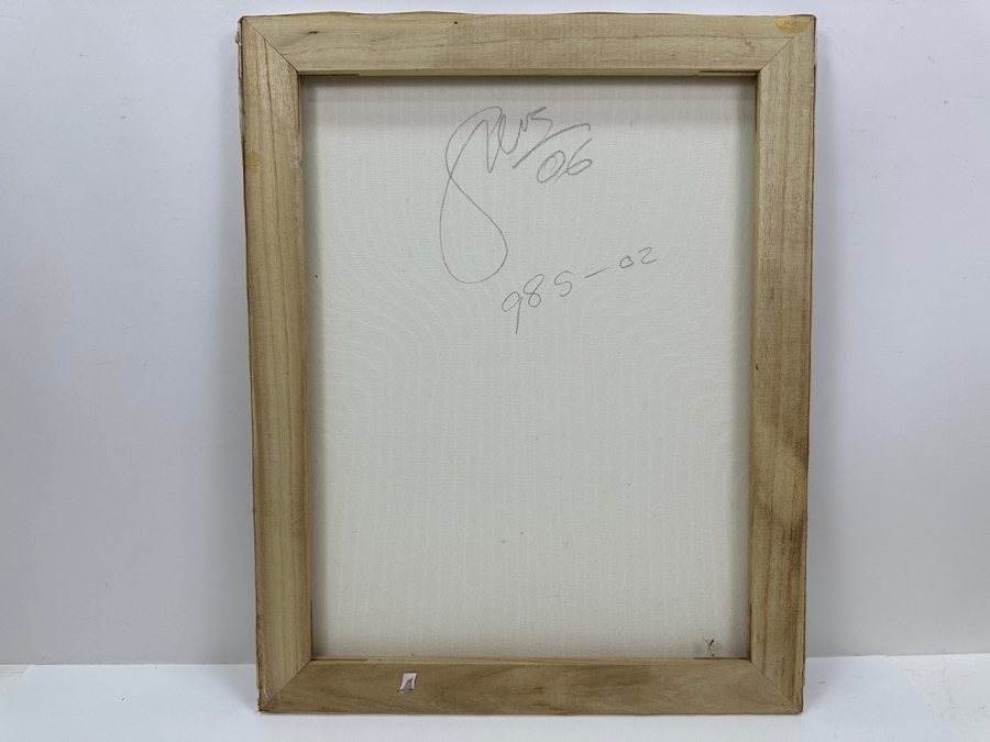 Gerrit Greve (1948-2024, Cardiff by the Sea, CA) Original Acrylic Painting On Canvas 2006 Signed Verso 16' X 20' Estimate $320 - $400 [Photo 4]