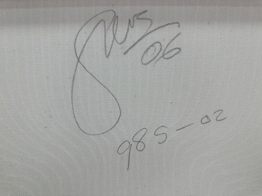 Gerrit Greve (1948-2024, Cardiff by the Sea, CA) Original Acrylic Painting On Canvas 2006 Signed Verso 16' X 20' Estimate $320 - $400 [Photo 5]