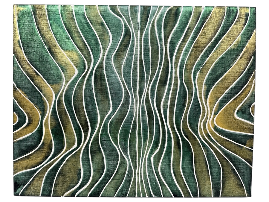 Gerrit Greve (1948-2024, Cardiff by the Sea, CA) Original Acrylic Painting On Canvas Unsigned 20' X 16' Estimate $320 - $400