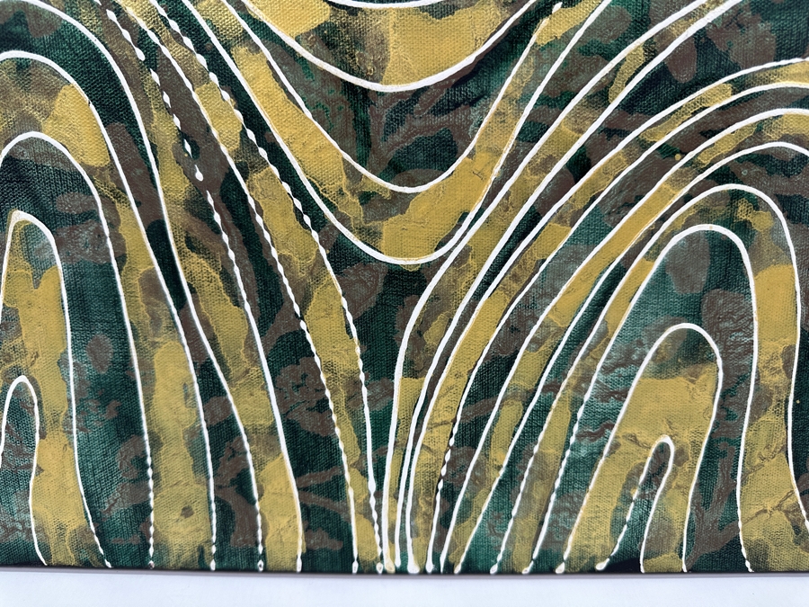 Gerrit Greve (1948-2024, Cardiff by the Sea, CA) Original Acrylic Painting On Canvas Unsigned 20' X 16' Estimate $320 - $400 [Photo 3]