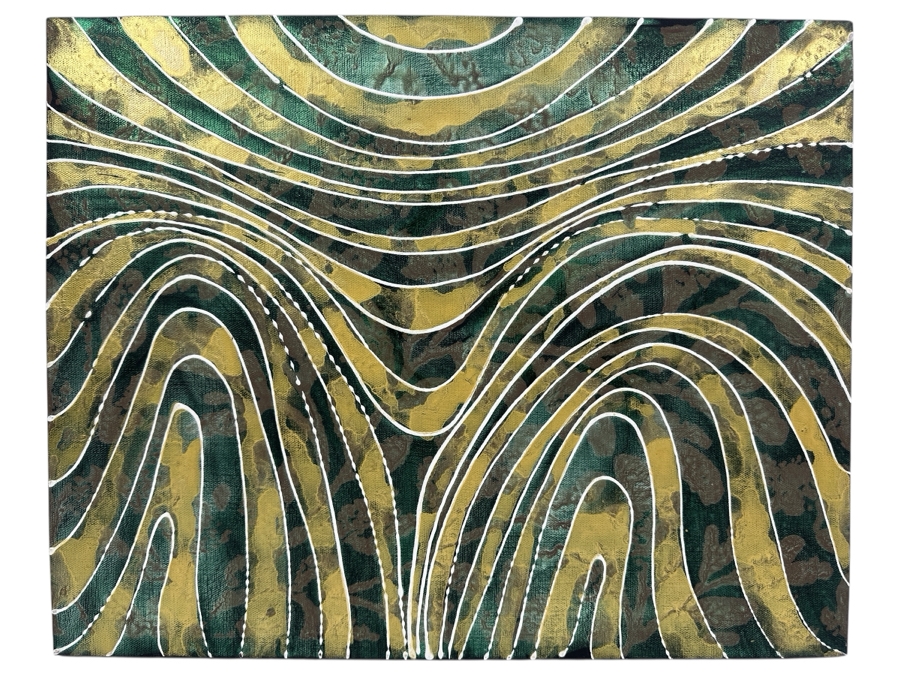 Gerrit Greve (1948-2024, Cardiff by the Sea, CA) Original Acrylic Painting On Canvas Unsigned 20' X 16' Estimate $320 - $400